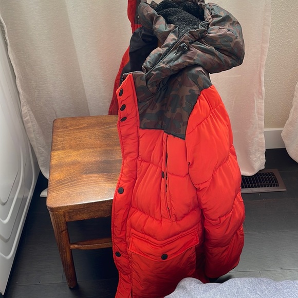 Super Dry SD Explorer Parka XL bold orange. - Picture 1 of 7